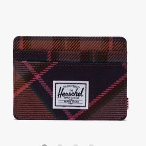 Plaid Charlie Wallet - Slate Rose Plaid